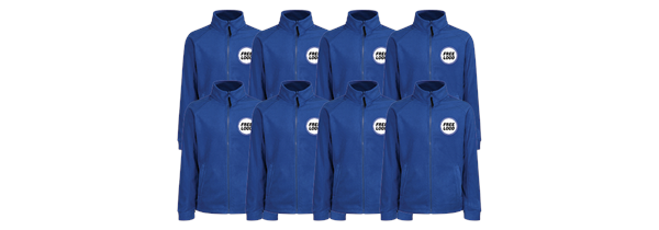 8 x Regatta Fleece Jackets + FREE Logo