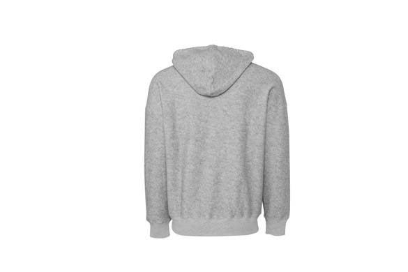 Unisex sueded fleece pullover hoodie