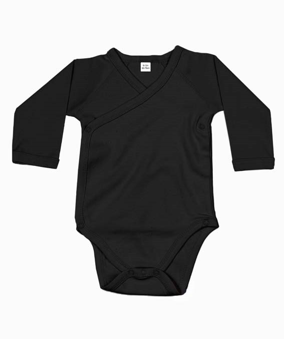 Baby long sleeve kimono bodysuit