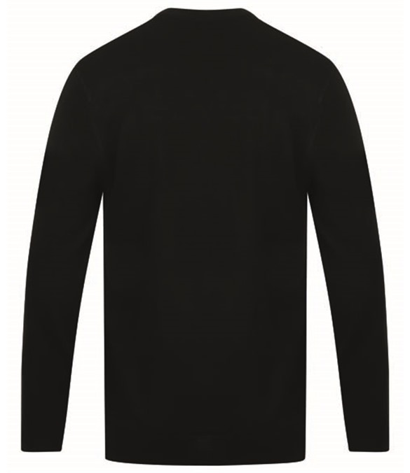 Cashmere touch acrylic v-neck jumper