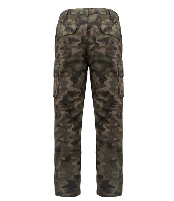 Camo cargo trousers