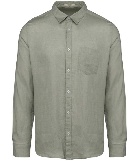 Native Spirit Long Sleeve Linen Shirt