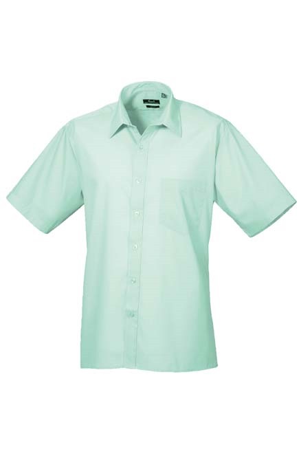 Short sleeve poplin shirt