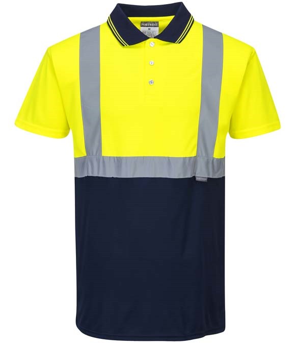 Portwest Hi-Vis Two Tone Polo Shirt