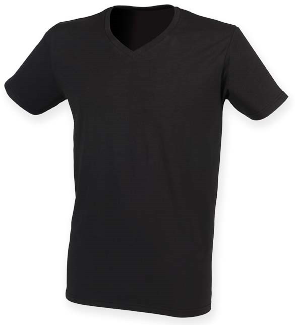 Men&#39;s feel good stretch v-neck t-shirt