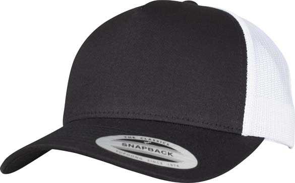 5-panel retro trucker 2-tone cap (6506T)